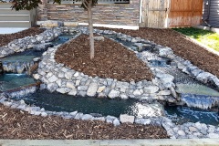 Living Earth Landscapes Gallery Water Feature - Calgary Landscaping