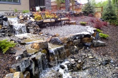 Living Earth Landscapes Gallery Water Feature - Calgary Landscaping