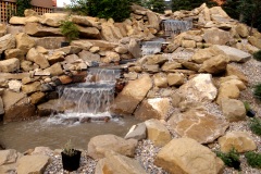 Living Earth Landscapes Gallery Water Feature - Calgary Landscaping