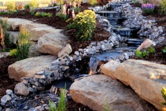 Living Earth Landscapes Gallery Water Feature - Calgary Landscaping