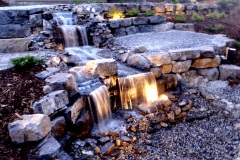 Living Earth Landscapes Gallery Water Feature - Calgary Landscaping